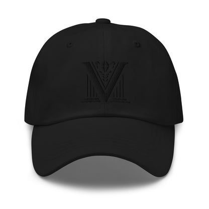 Embroidered - Black Virtus Logo Dad Hat