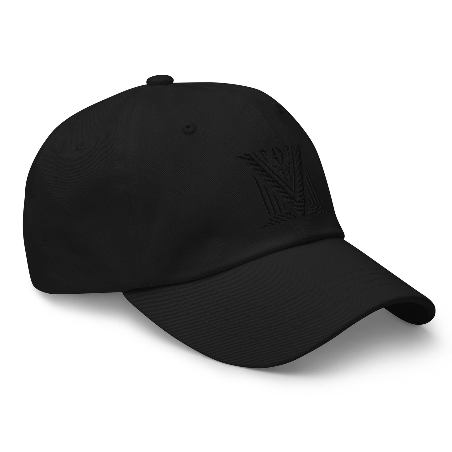 Embroidered - Black Virtus Logo Dad Hat