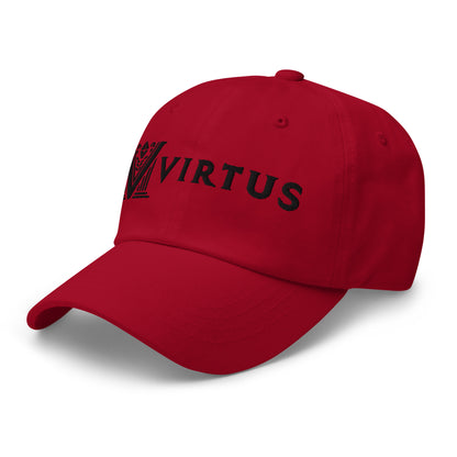 Embroidered - Black Virtus Dad Hat