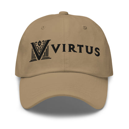 Embroidered - Black Virtus Dad Hat