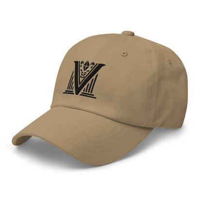 Embroidered - Black Virtus Logo Dad Hat