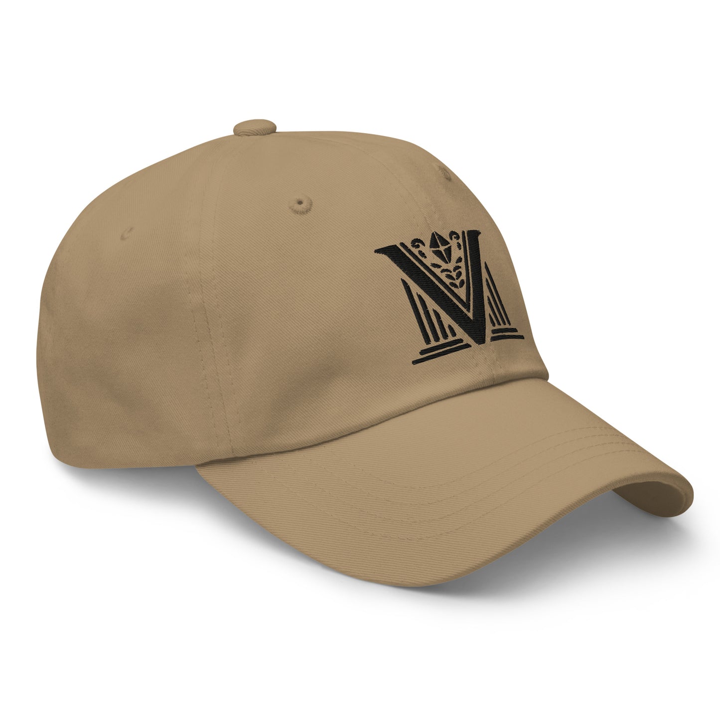 Embroidered - Black Virtus Logo Dad Hat