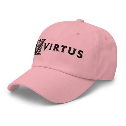 Embroidered - Black Virtus Dad Hat