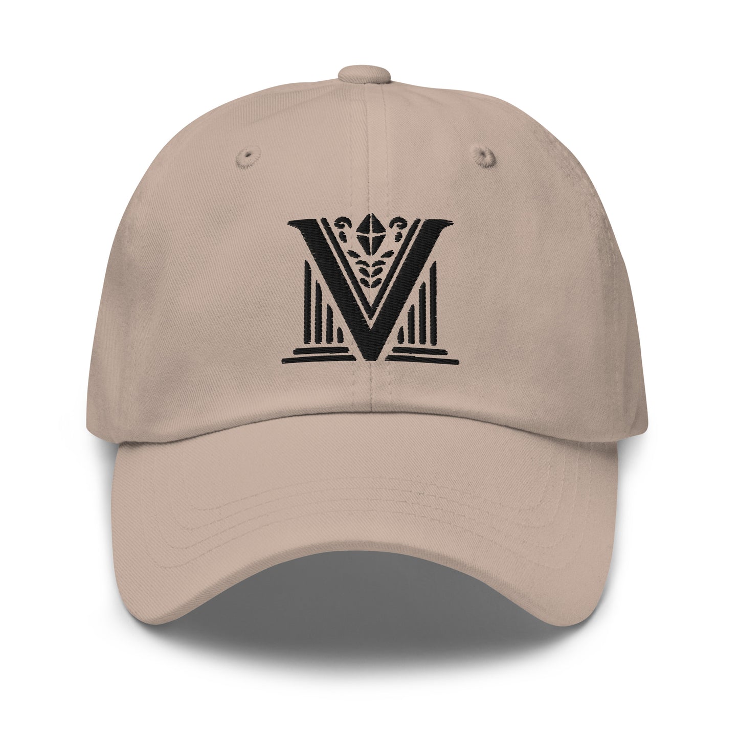 Embroidered - Black Virtus Logo Dad Hat