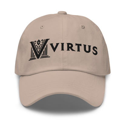 Embroidered - Black Virtus Dad Hat