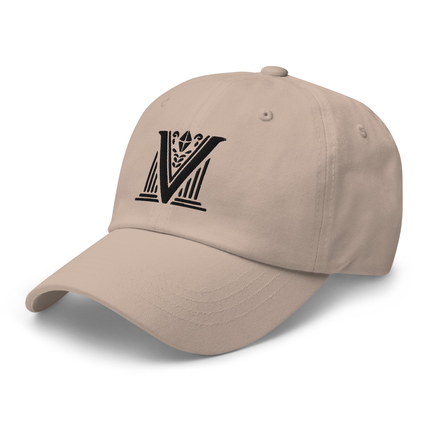 Embroidered - Black Virtus Logo Dad Hat