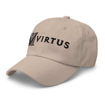 Embroidered - Black Virtus Dad Hat