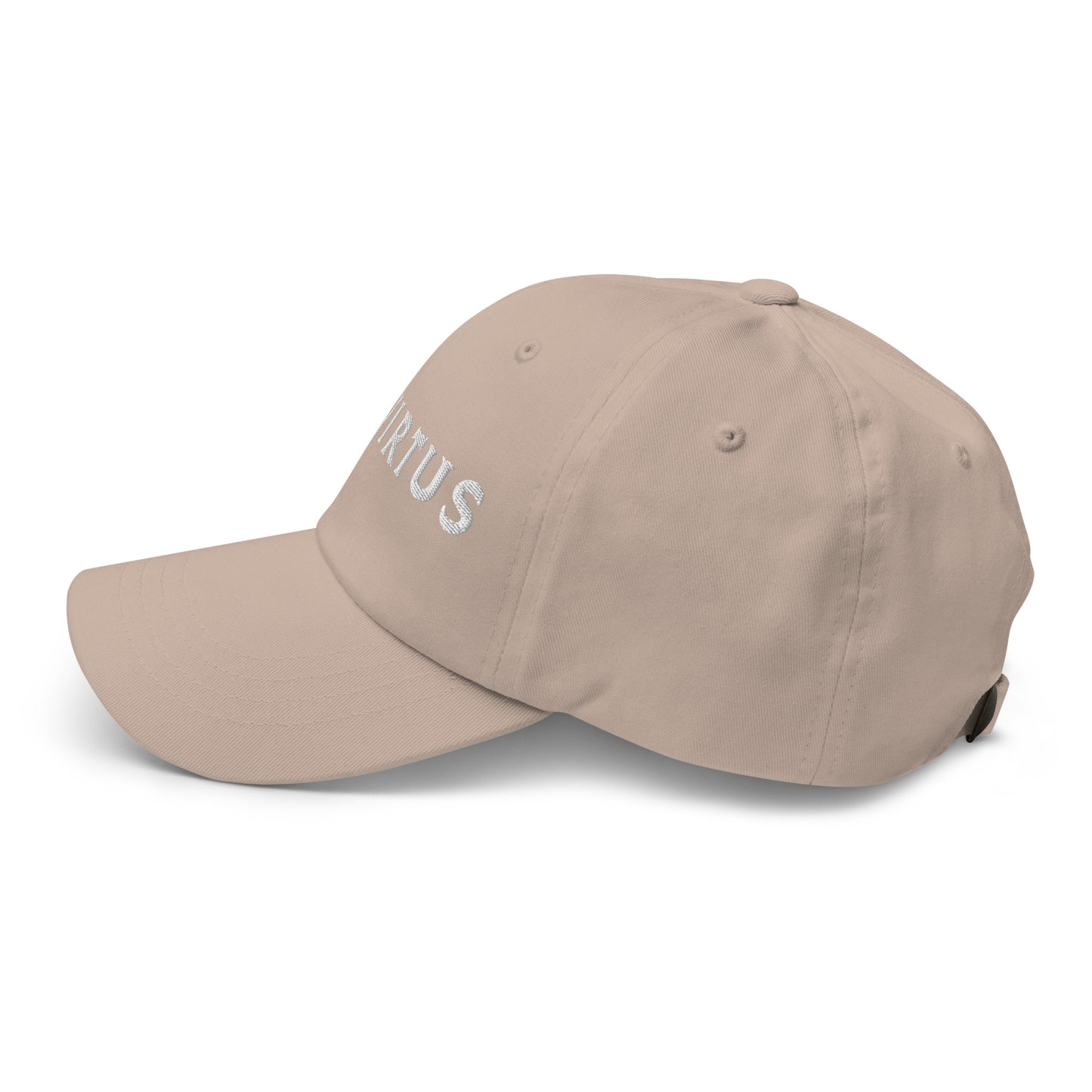 Embroidered - White Virtus Dad Hat