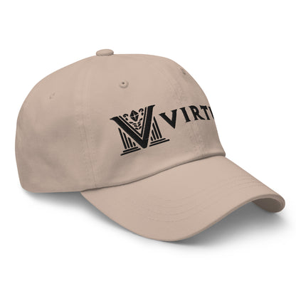 Embroidered - Black Virtus Dad Hat