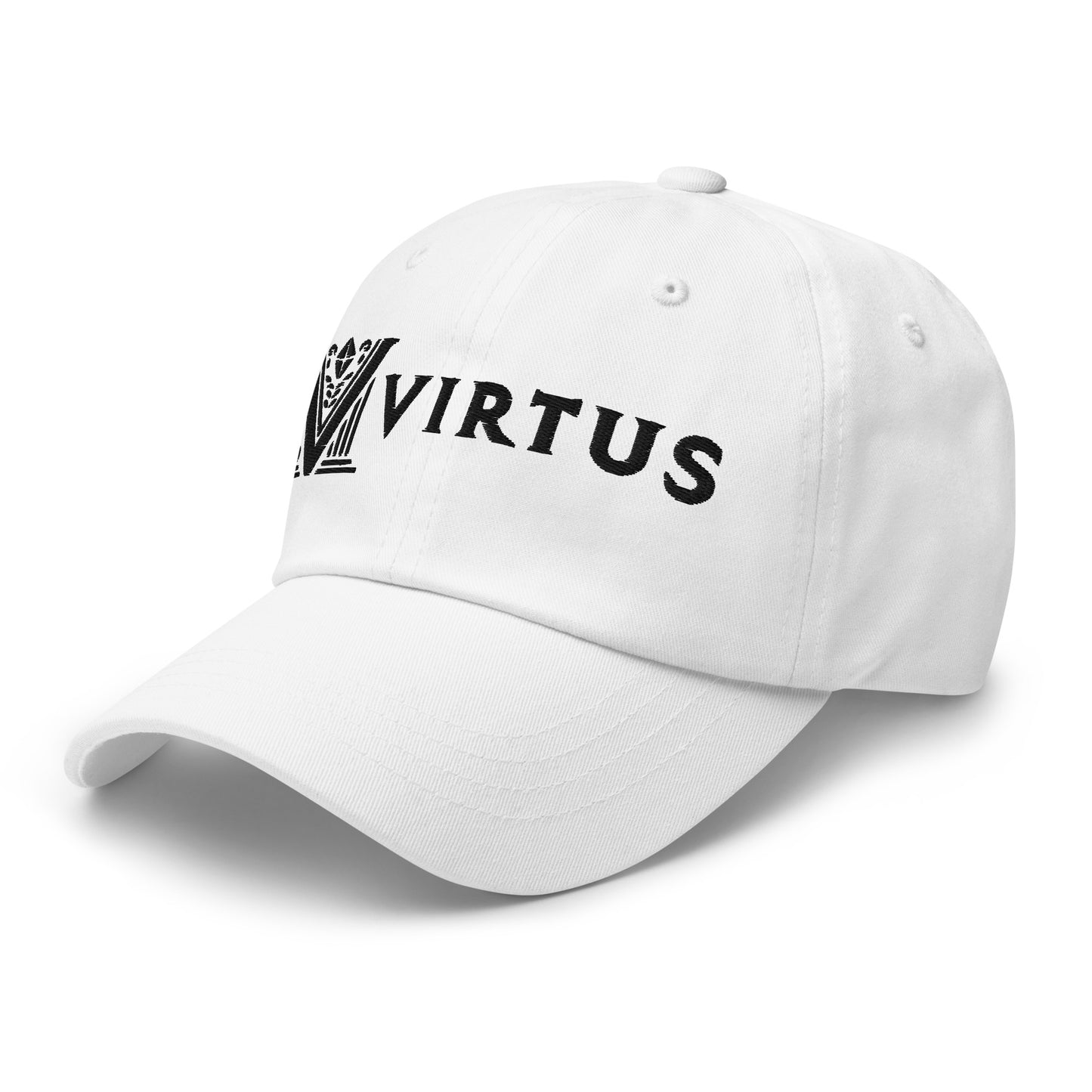 Embroidered - Black Virtus Dad Hat