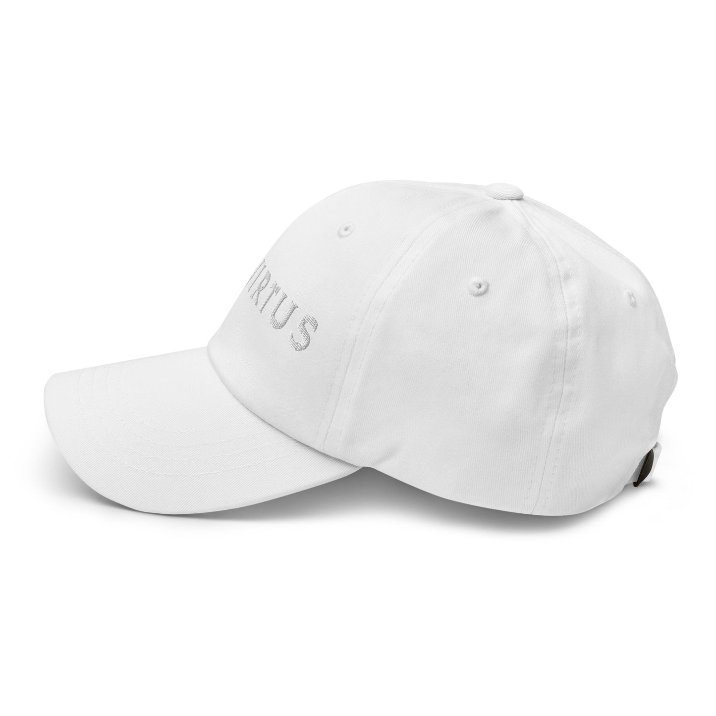 Embroidered - White Virtus Dad Hat