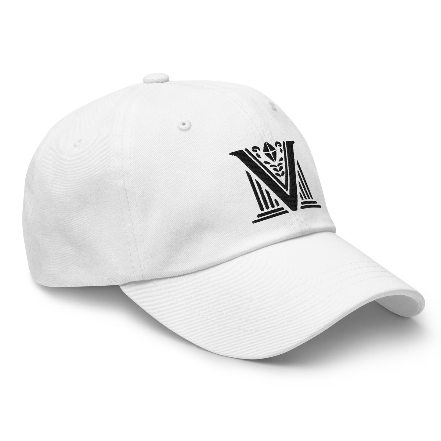 Embroidered - Black Virtus Logo Dad Hat