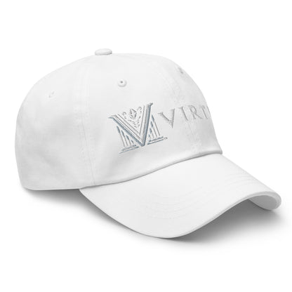 Embroidered - White Virtus Dad Hat