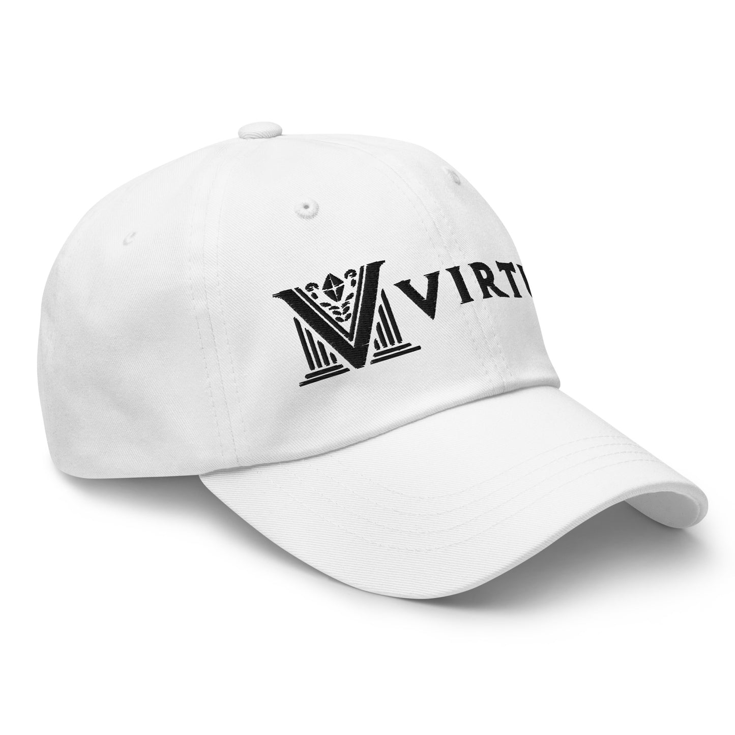 Embroidered - Black Virtus Dad Hat