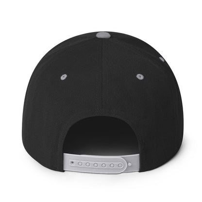 Embroidered Black Virtus Logo Snapback