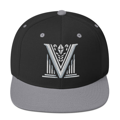 Embroidered - White Virtus Logo Snapback