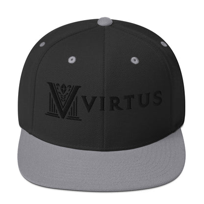 Embroidered - White Virtus Snapback