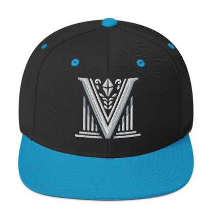 Embroidered - White Virtus Logo Snapback