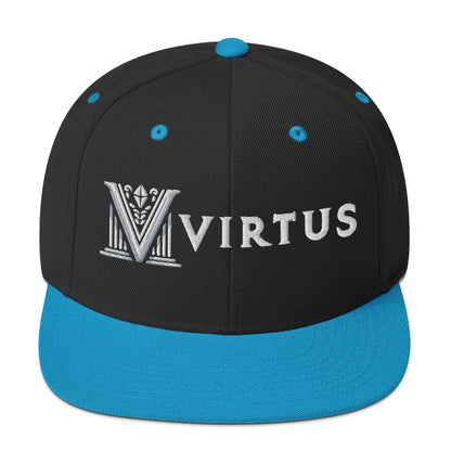 Embroidered - White Virtus Snapback