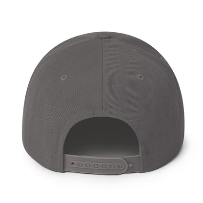 Embroidered Black Virtus Logo Snapback