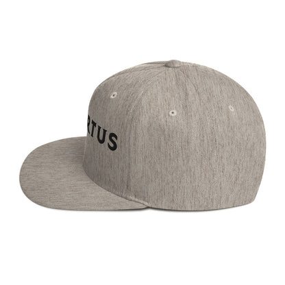 Embroidered - White Virtus Snapback