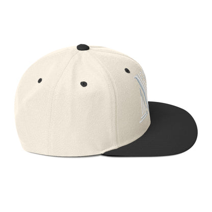 Embroidered - White Virtus Logo Snapback