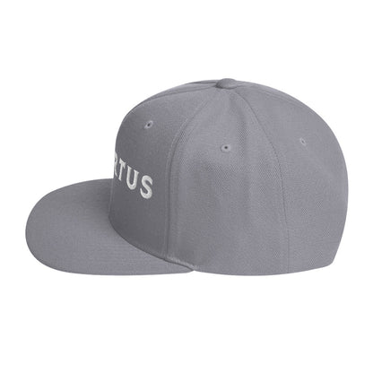 Embroidered - White Virtus Snapback