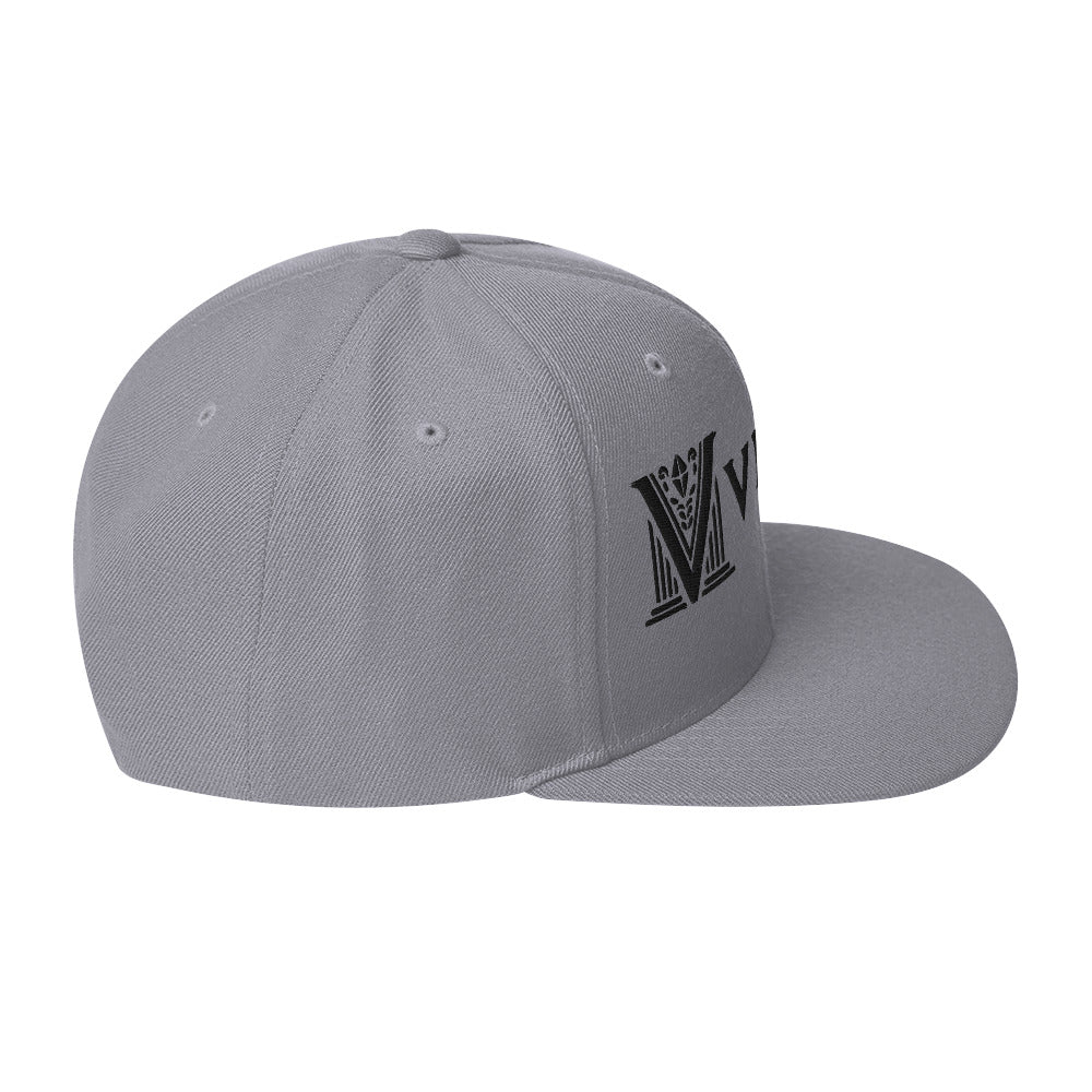 Embroidered - White Virtus Snapback