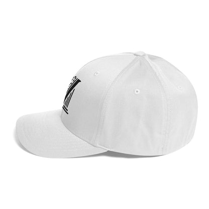 Embroidered - Fitted Black Virtus Logo Cap