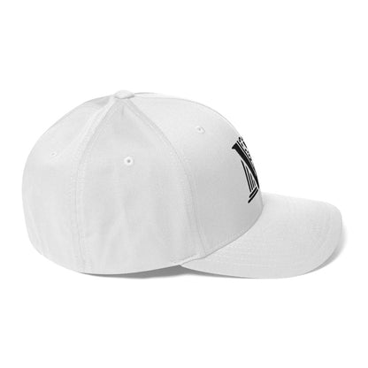 Embroidered - Fitted Black Virtus Logo Cap