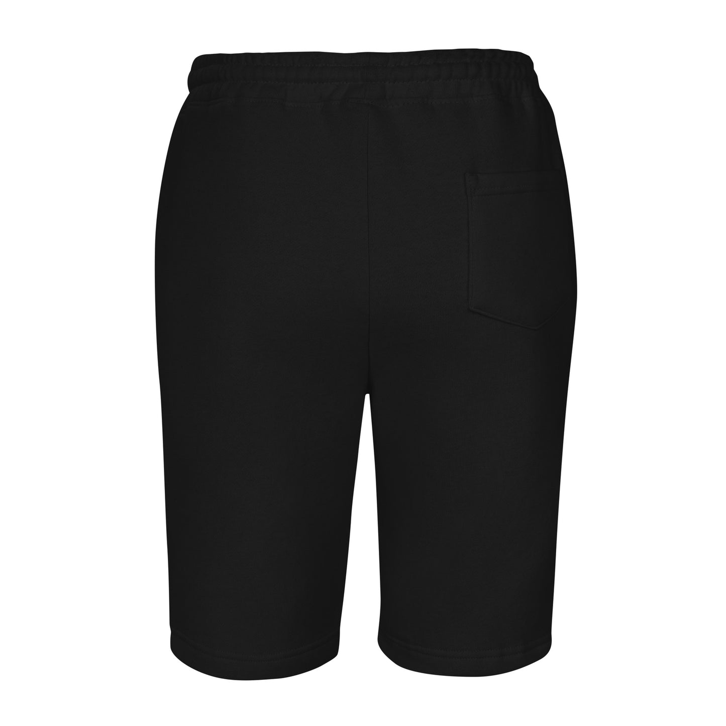 Men’s - White Virtus Logo Fleece Shorts