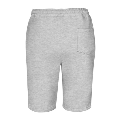 Men’s - White Virtus Logo Fleece Shorts