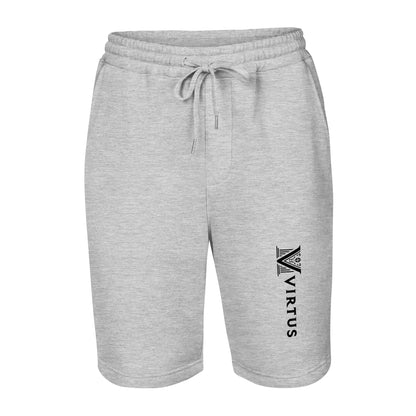 Men's -  Black Virtus Logo Fleece Shorts