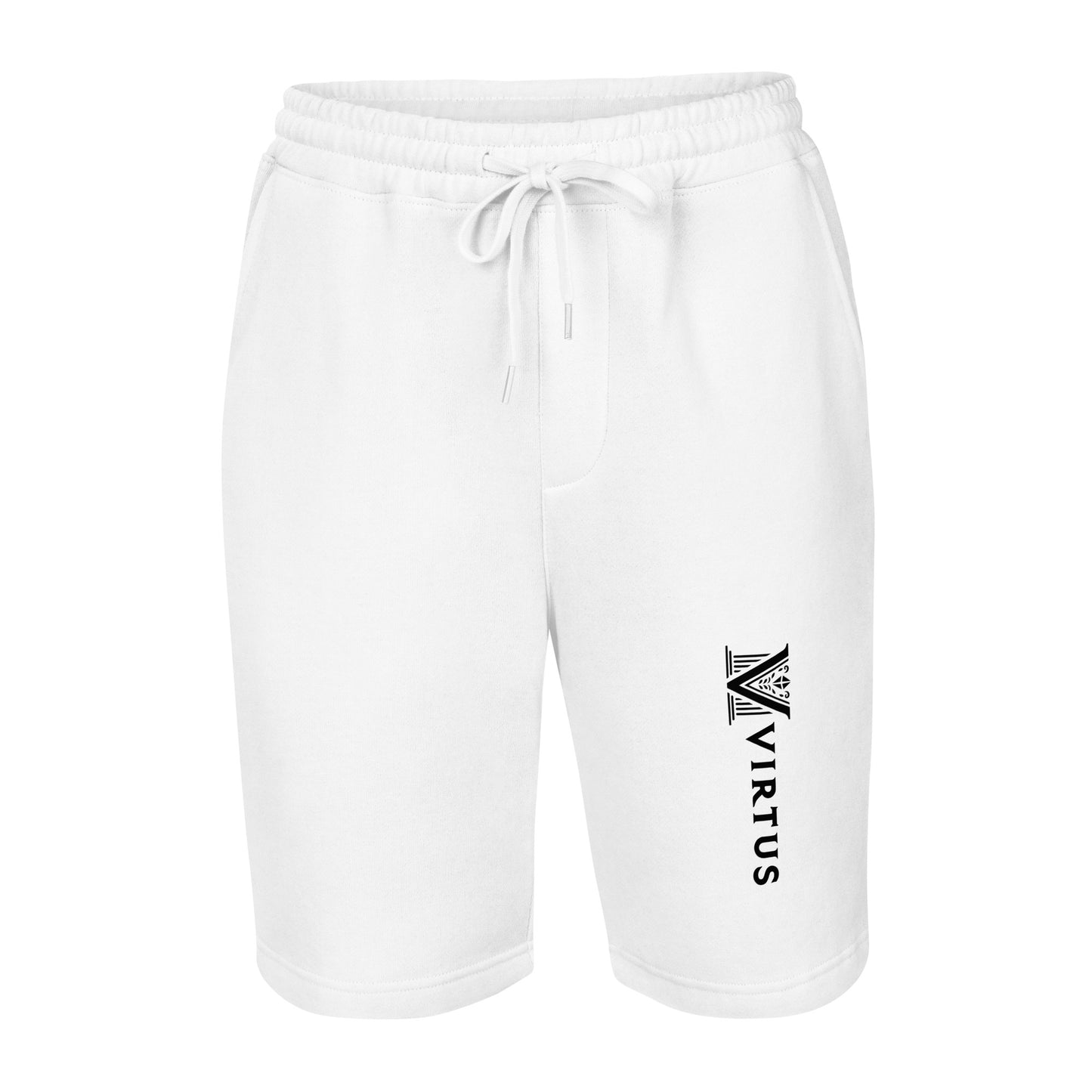 Men's -  Black Virtus Logo Fleece Shorts