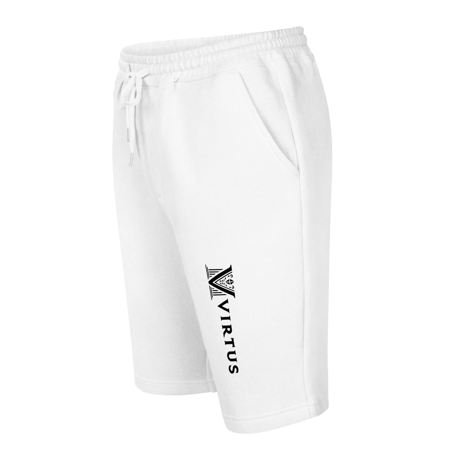 Men's -  Black Virtus Logo Fleece Shorts