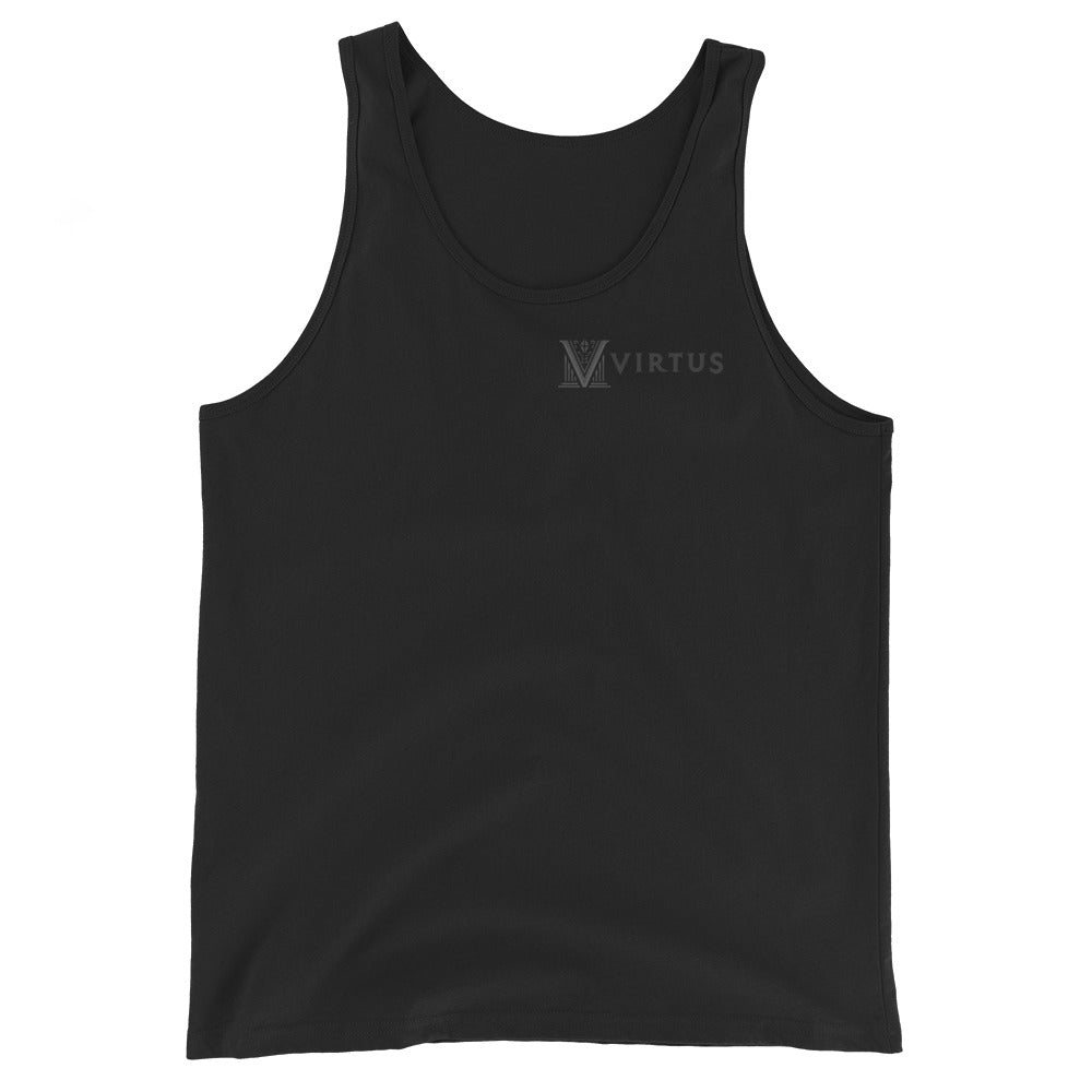 Men's - Black Virtus Logo Tank Top