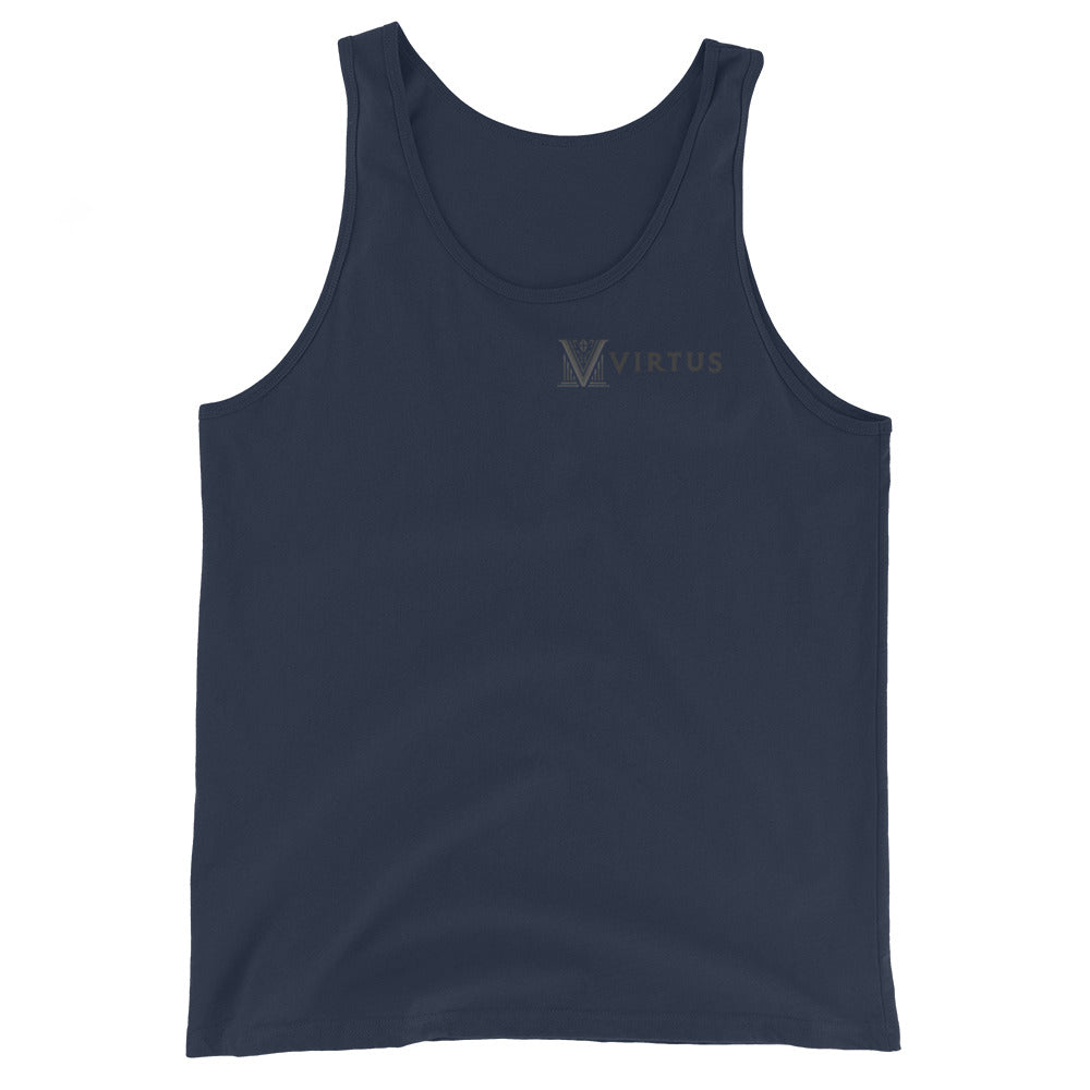 Men's - Black Virtus Logo Tank Top