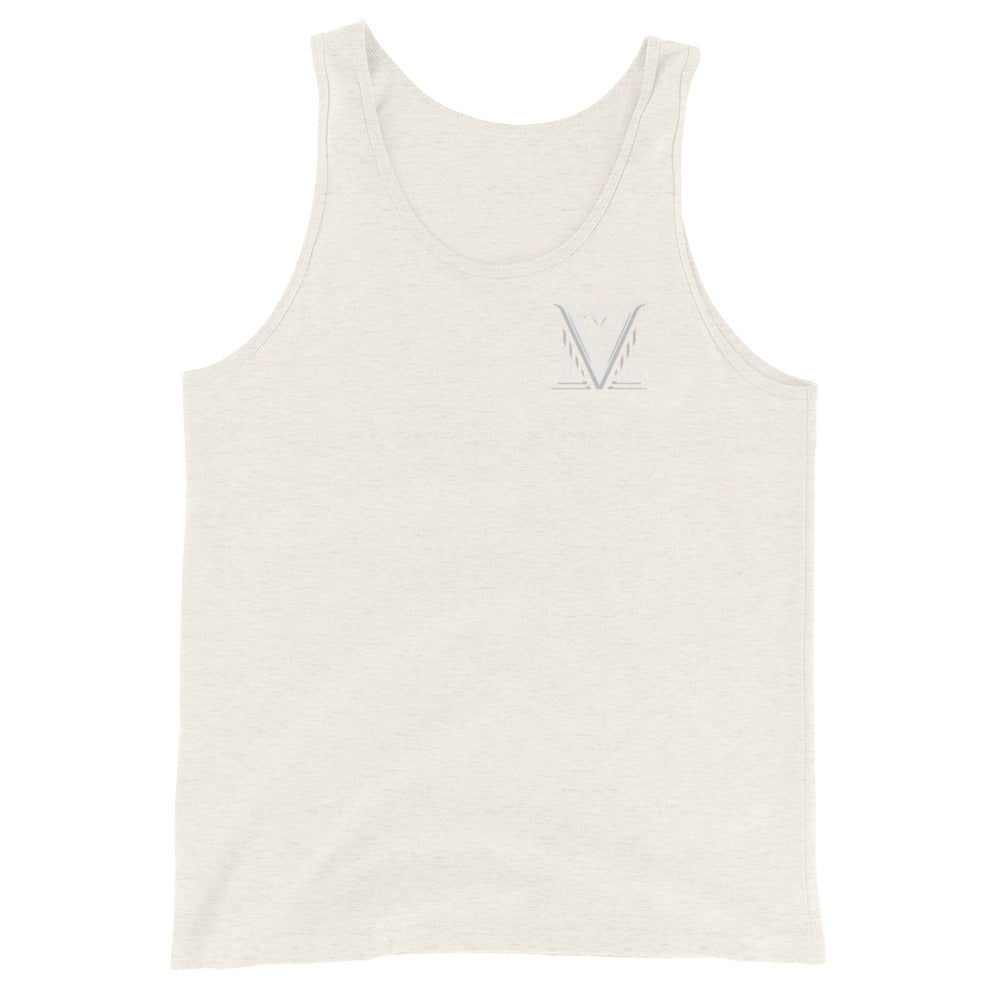 Men's - White Virtus Logo Tank Top