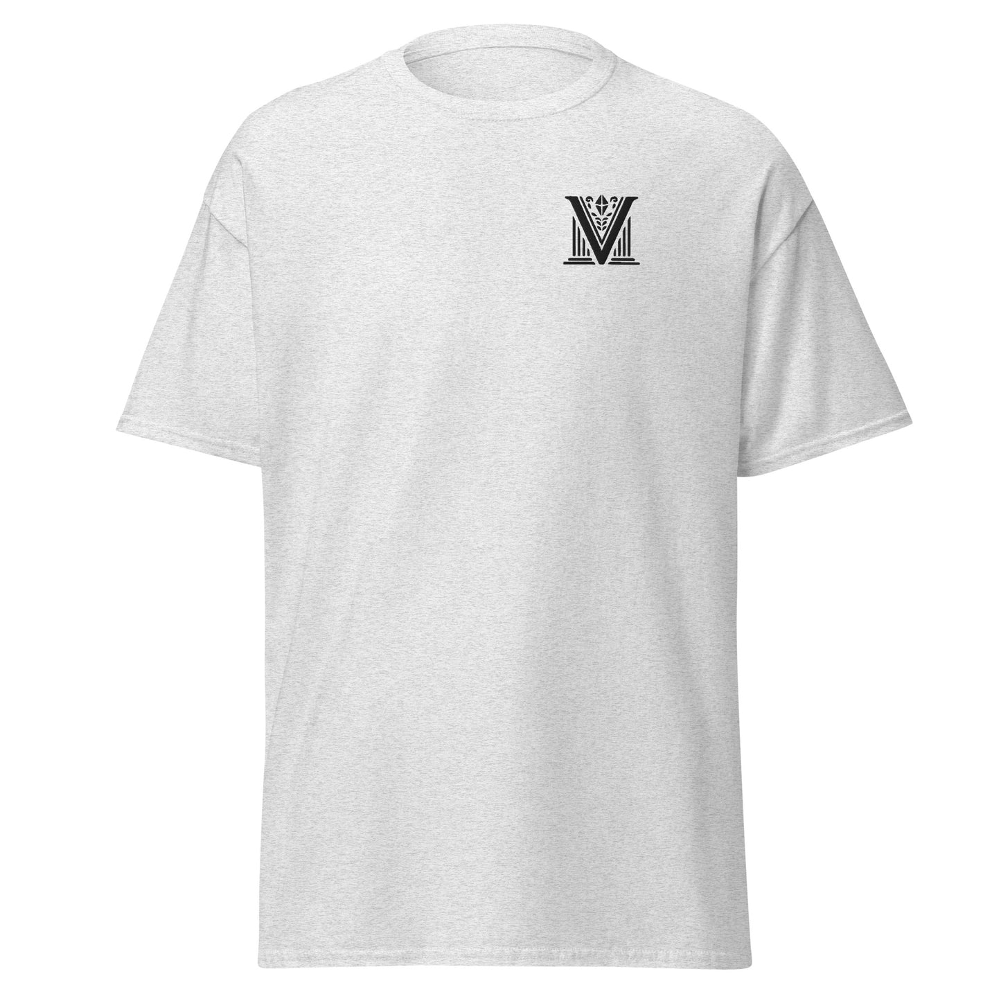 Men's - Black Virtus Logo Embroidered T-Shirt