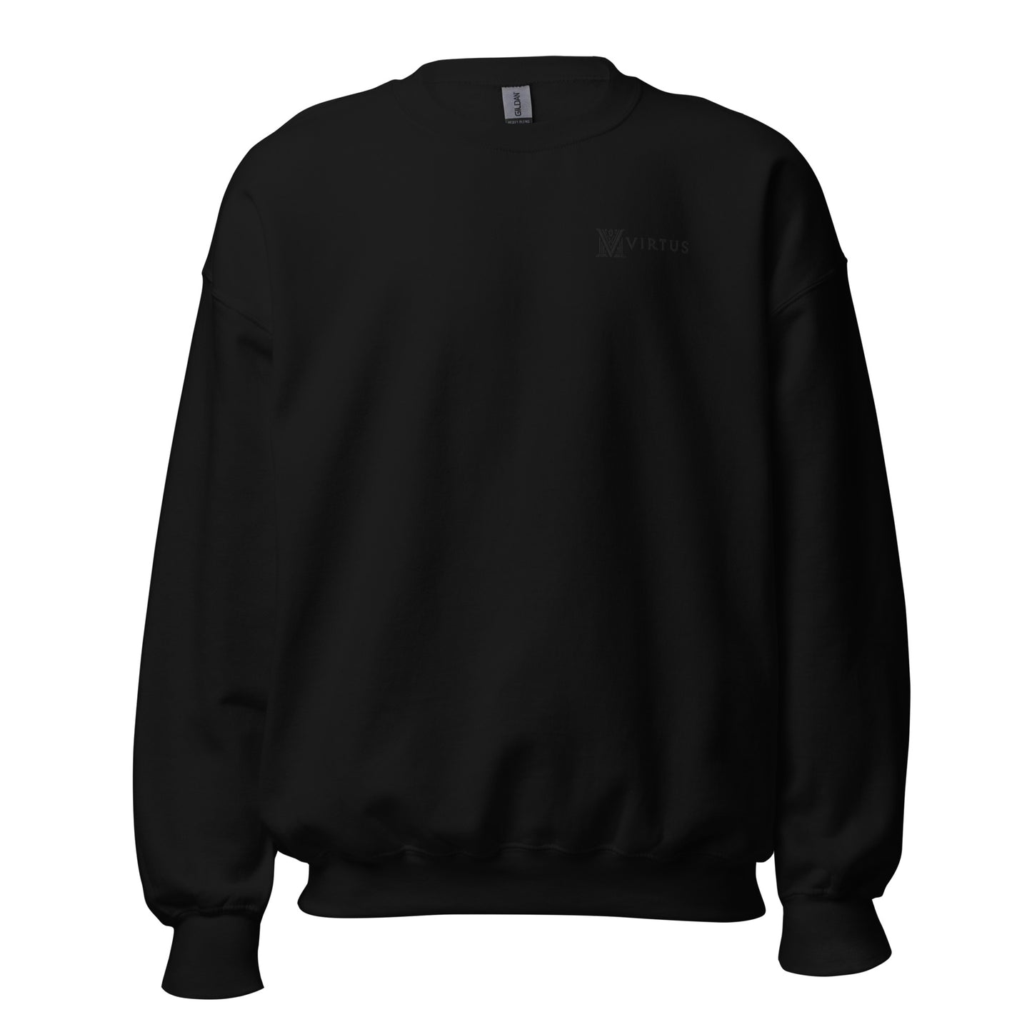 Black Virtus Embroidered Sweatshirt