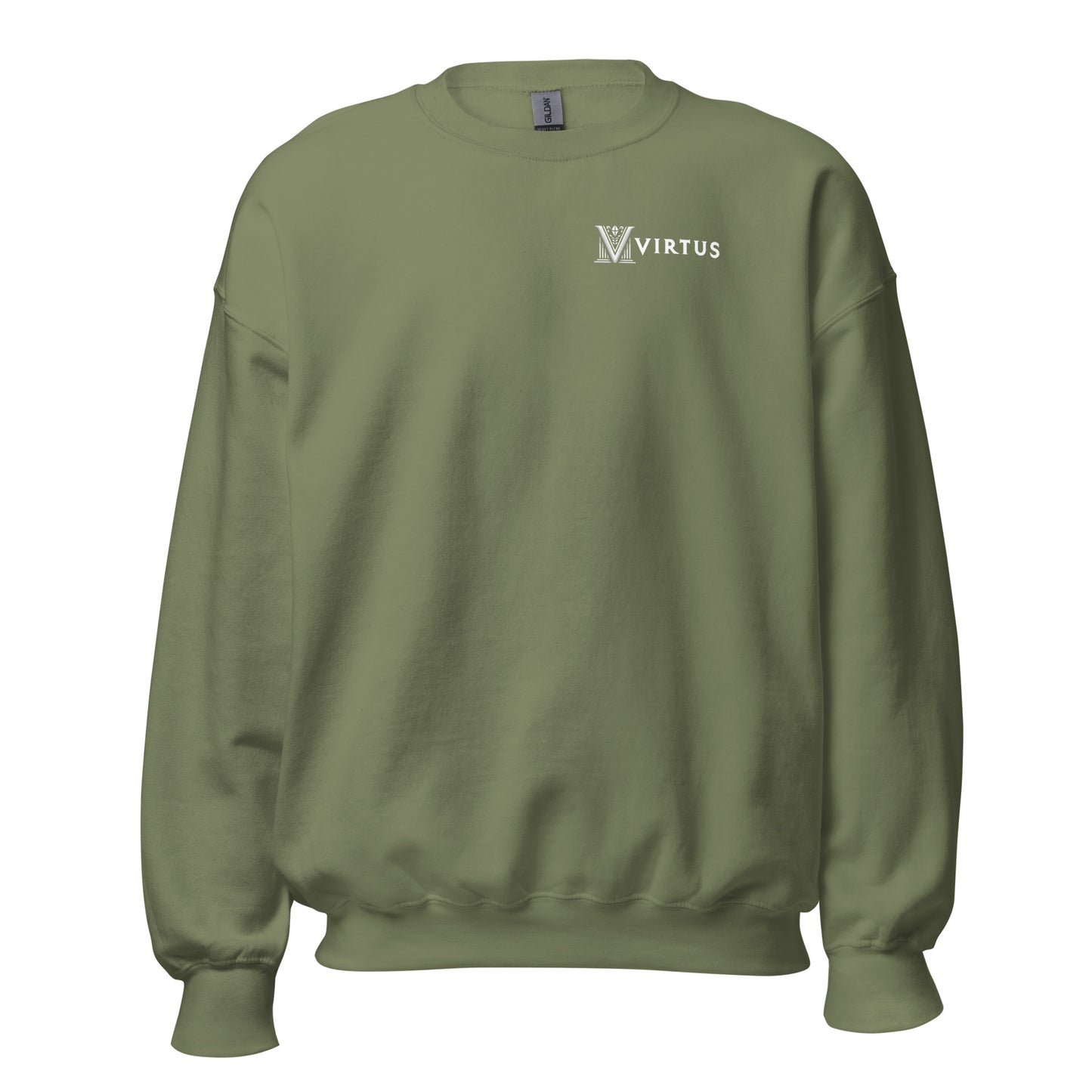 White Virtus Logo Sweatshirt