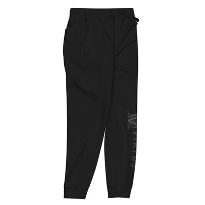 Black Virtus Logo Fleece Sweatpants