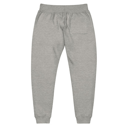 White Virtus Logo Fleece Sweatpants