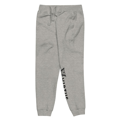 Black Virtus Logo Fleece Sweatpants