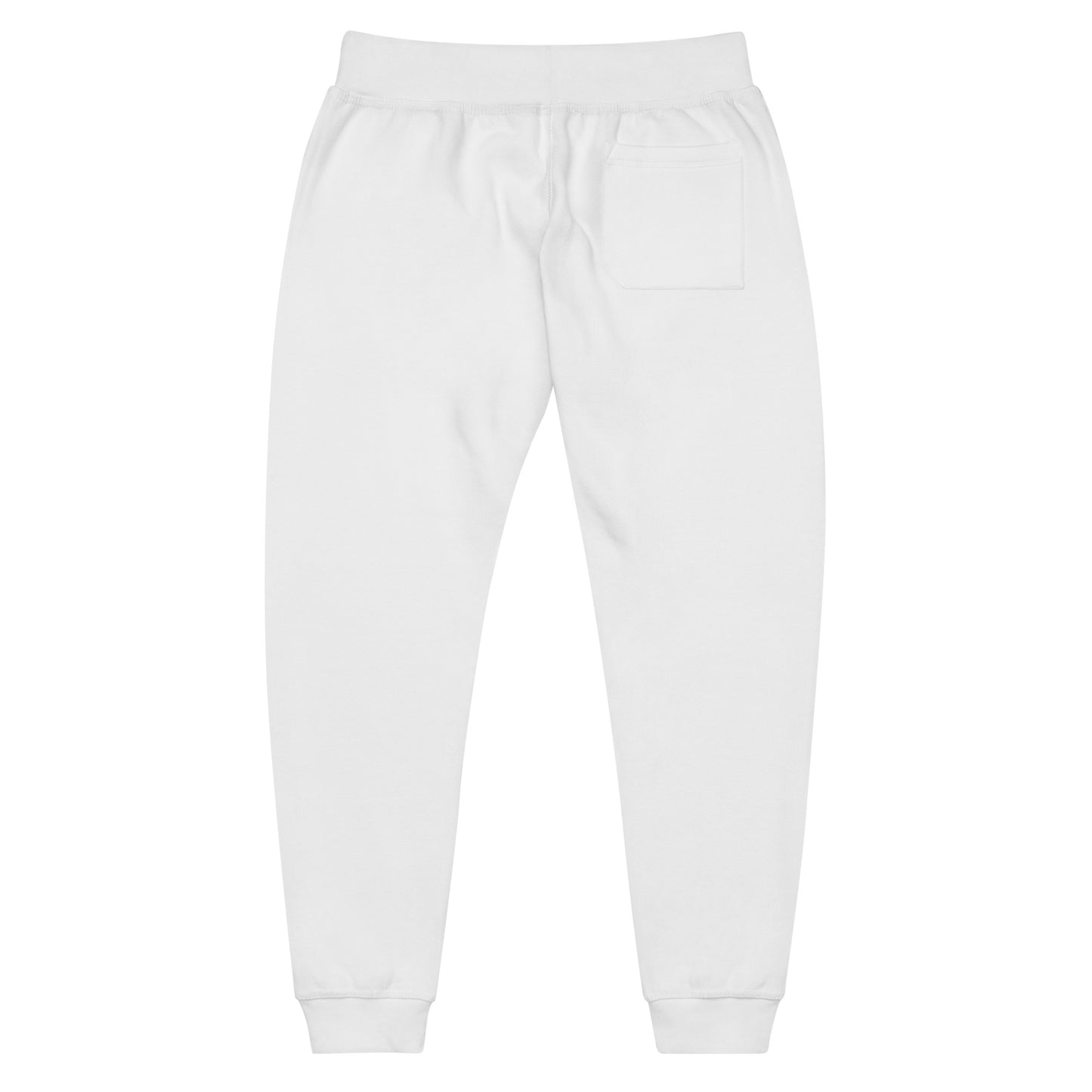 White Virtus Logo Fleece Sweatpants