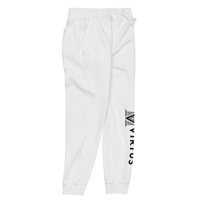 Black Virtus Logo Fleece Sweatpants