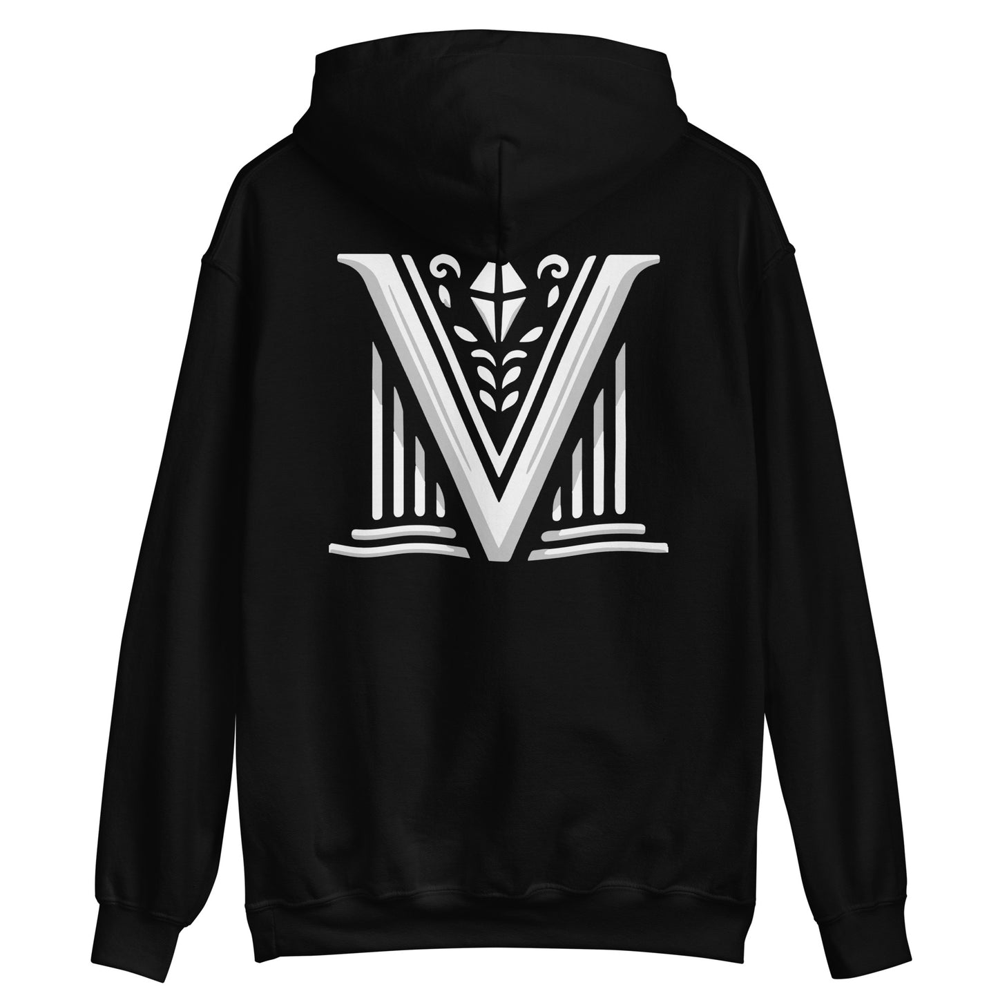 White Virtus Logo Hoodie