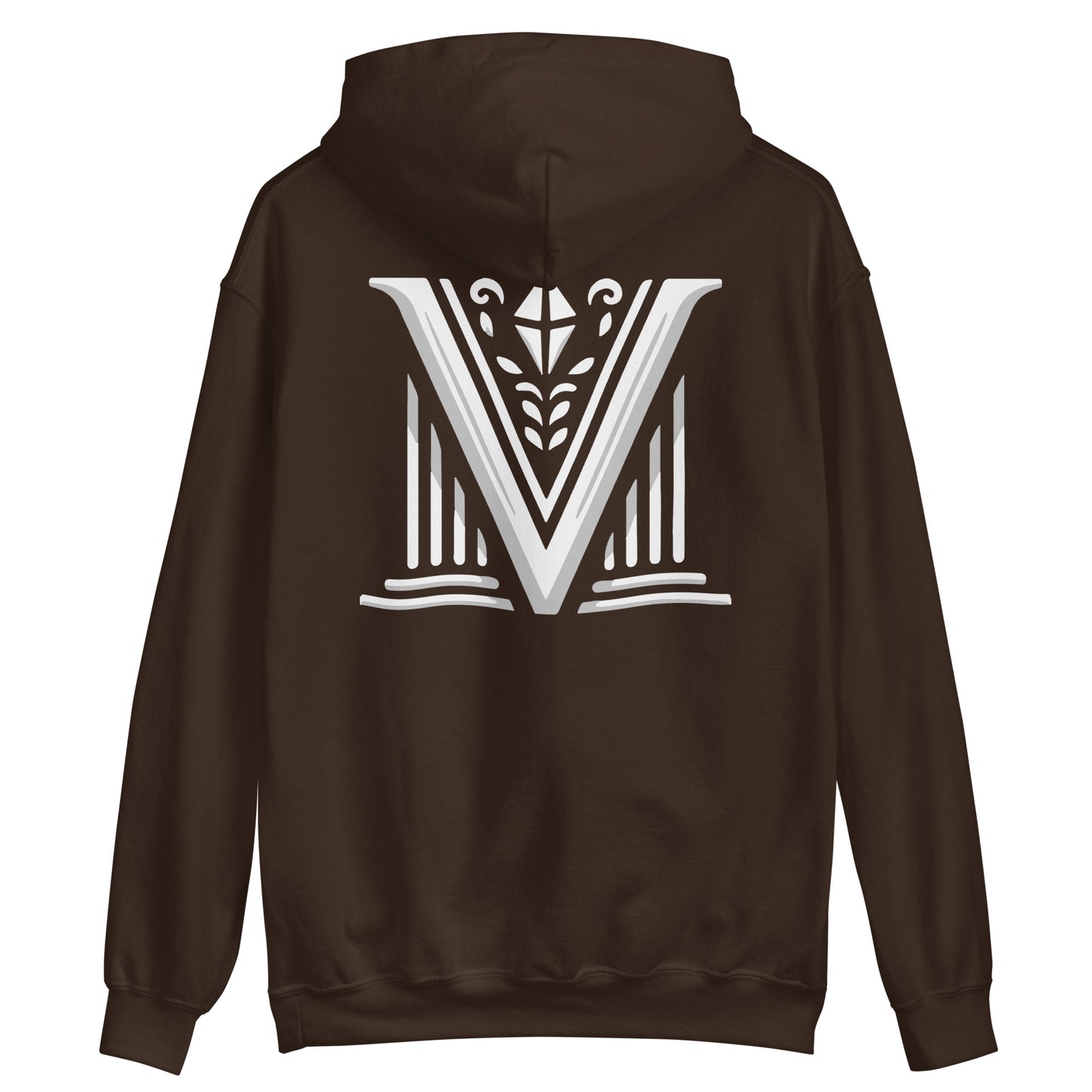 White Virtus Logo Hoodie