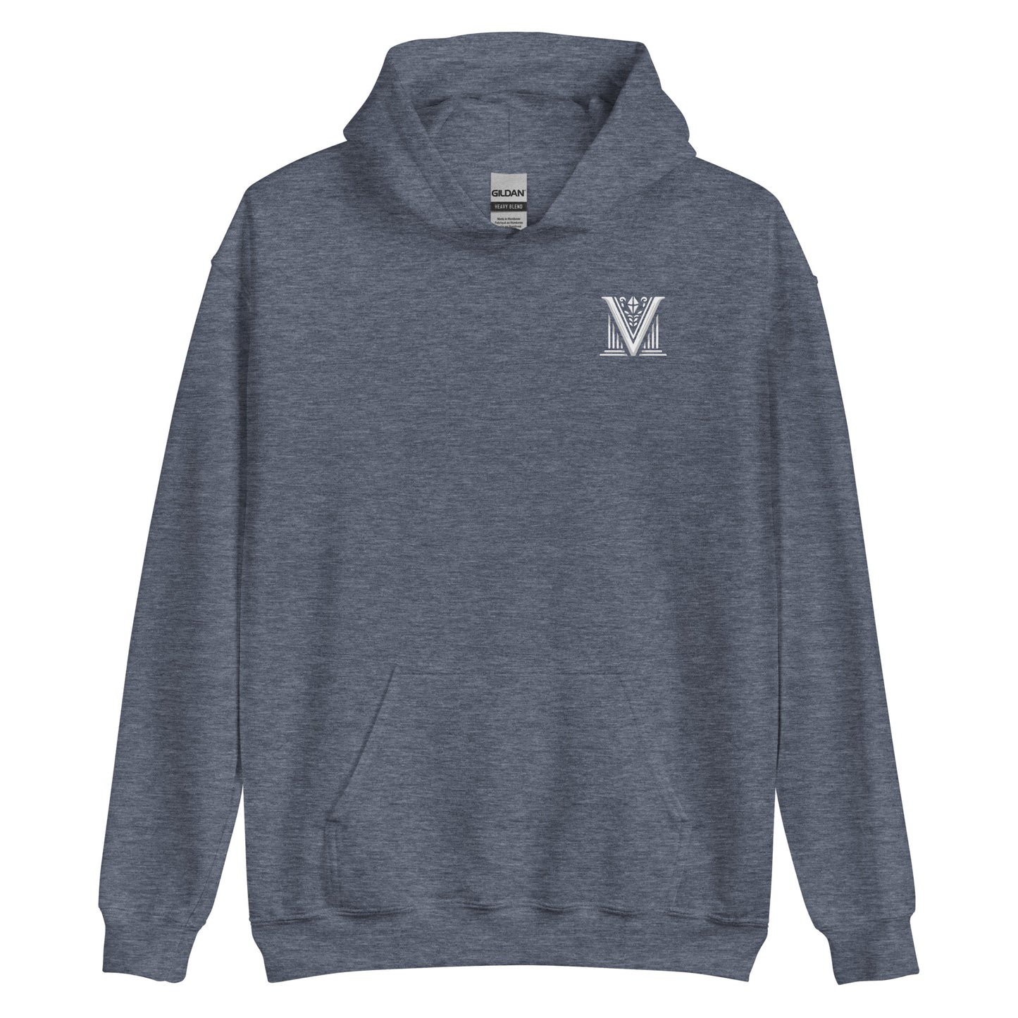 White Virtus Logo Hoodie