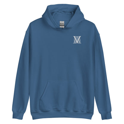 White Virtus Logo Hoodie